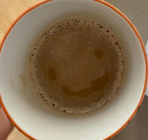 coffee with a smily